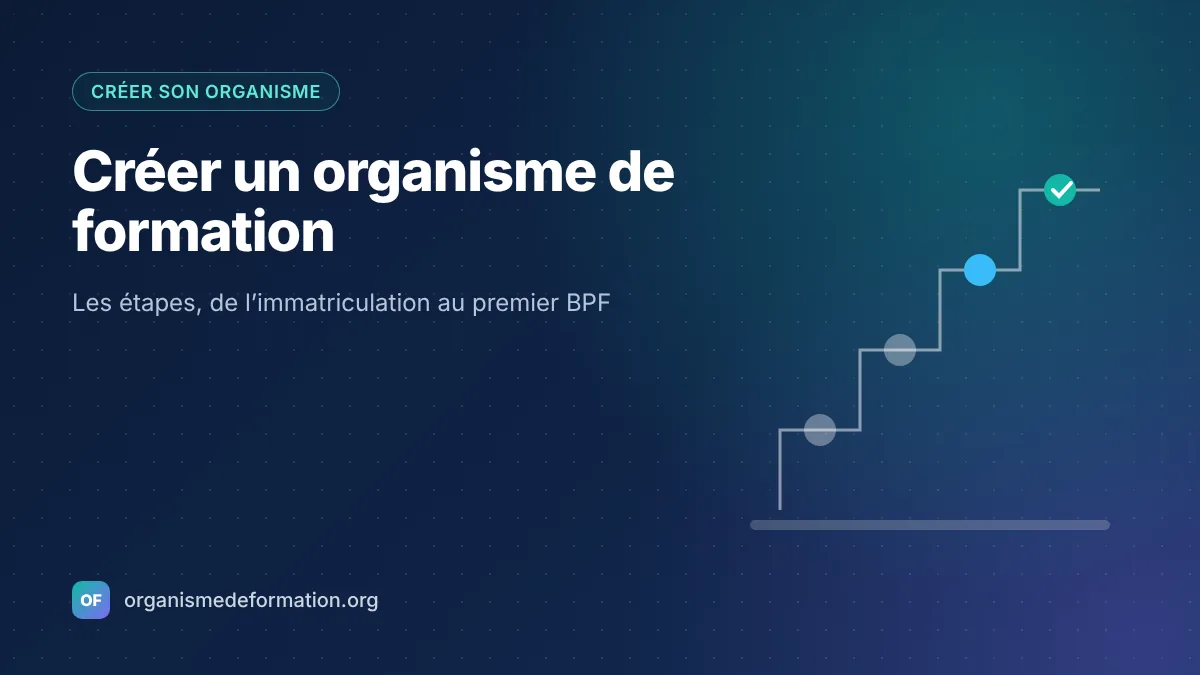 Créer un organisme de formation : les étapes et démarches